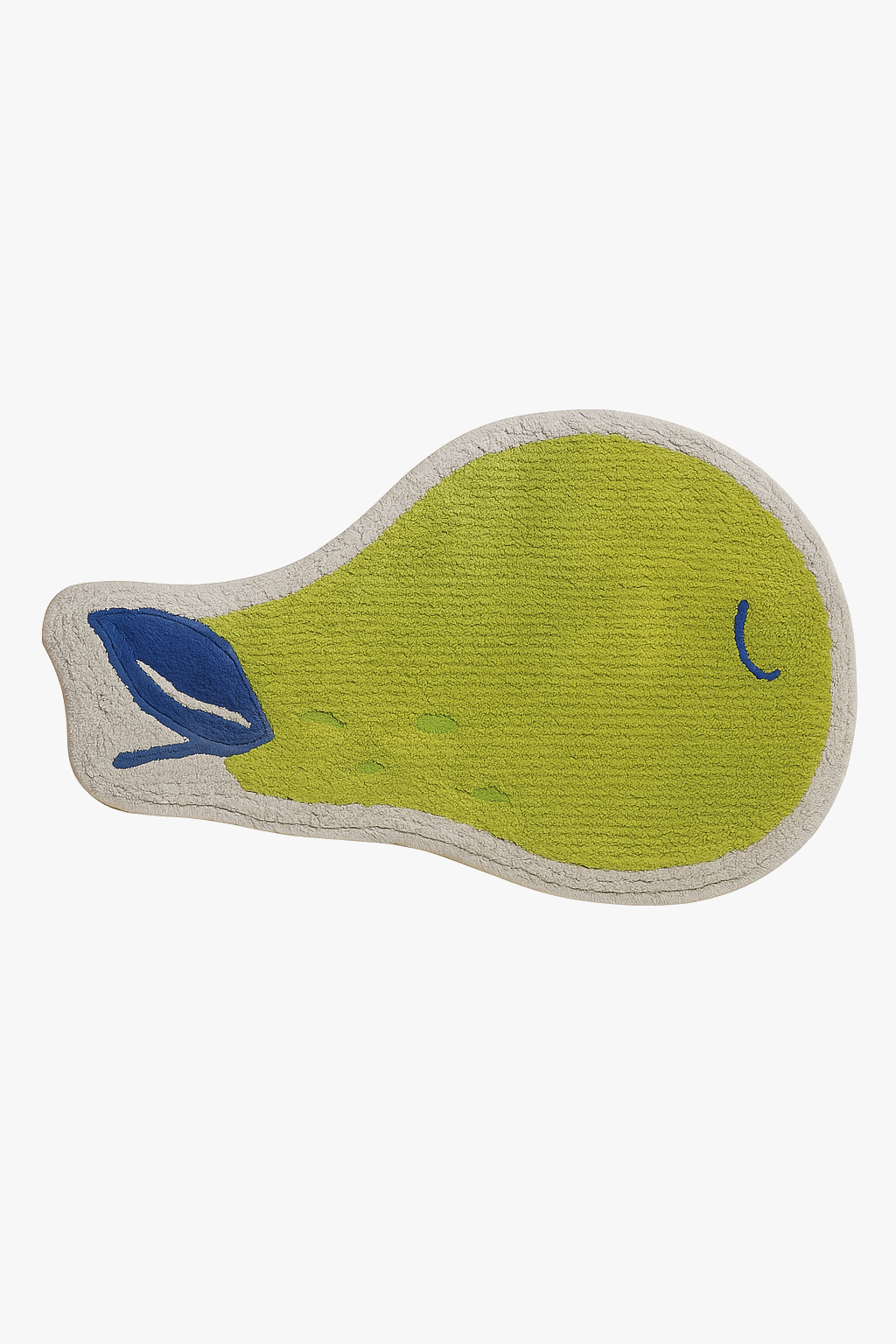 tapis de bain enfant motif citron antiderapant microfibre