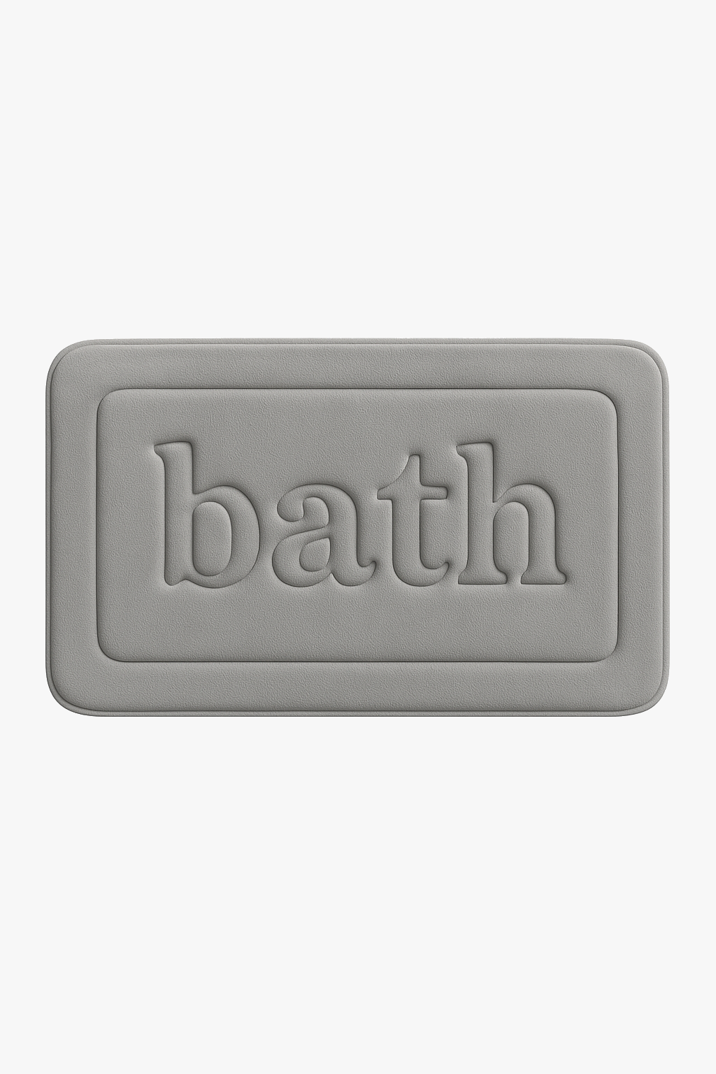 tapis de bain gaufré floral antidérapant microfibre