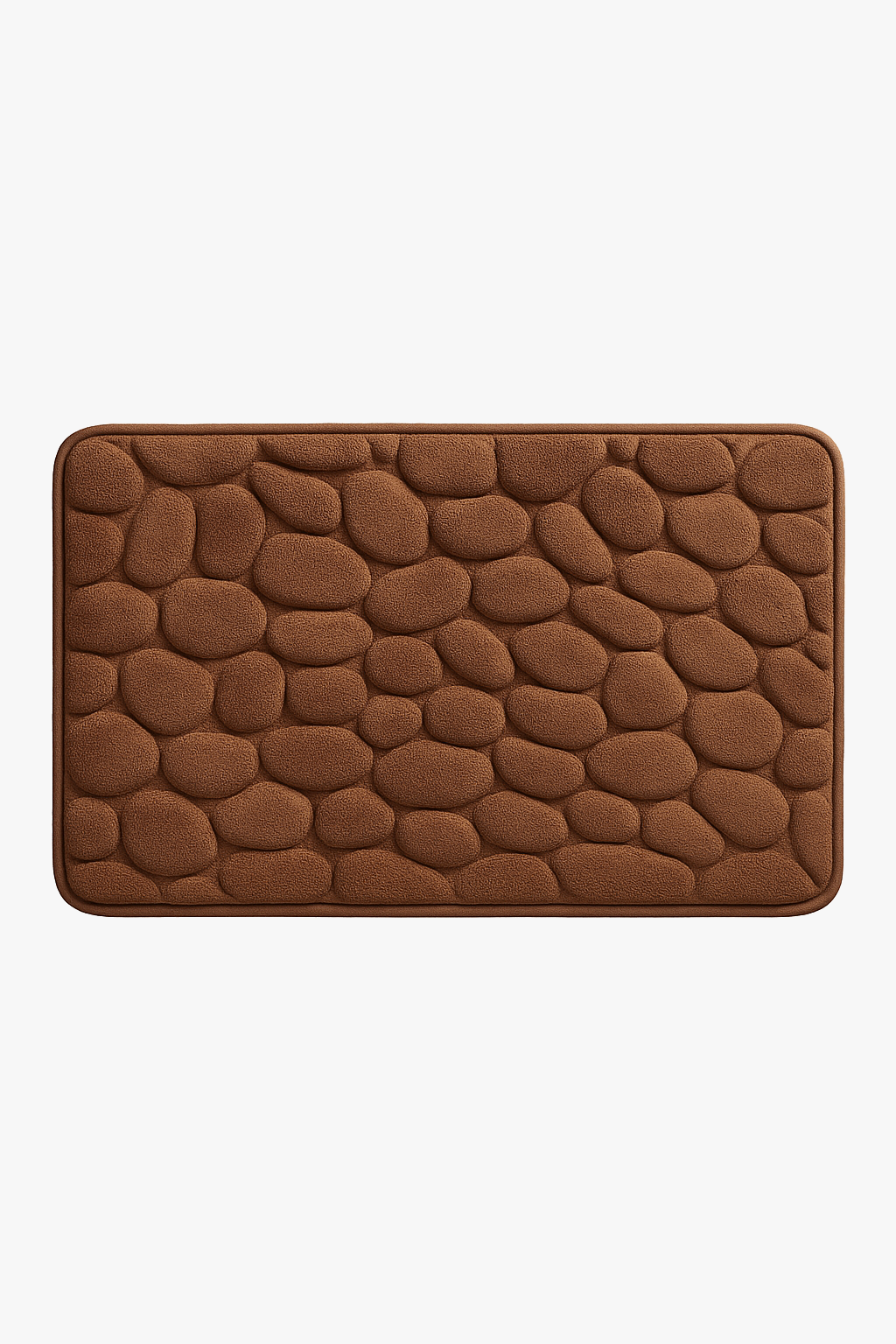 tapis de bain imitation paves 3d antiderapant absorbant