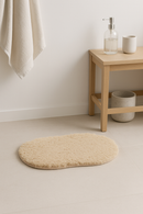 Tapis de bain microfibre antidérapant motif géométrique
