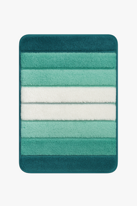 tapis de bain microfibre antiderapant motif geometrique moderne