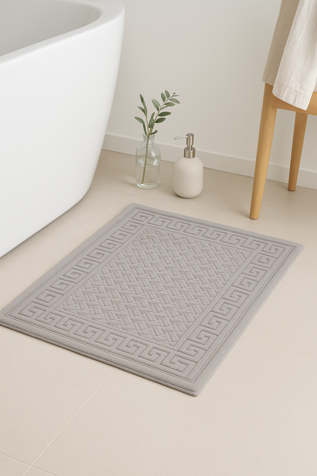 Tapis de bain microfibre motif cartoon style americain - vue 3 sur 2