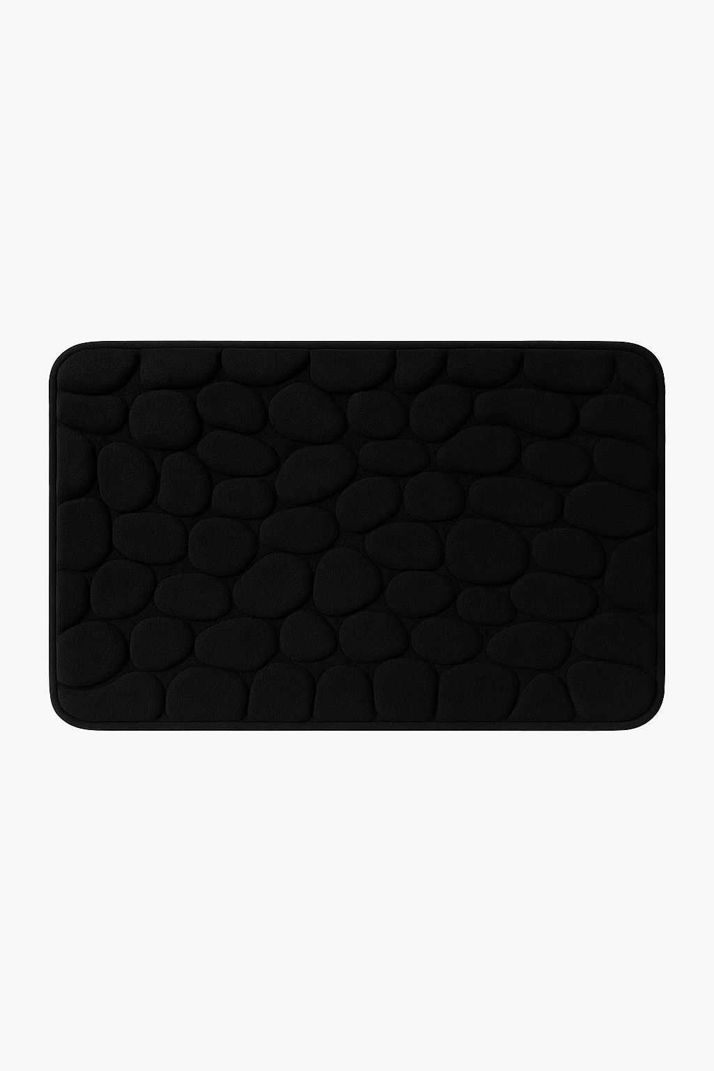Tapis de bain motif pavés mousse mémoire antidérapant