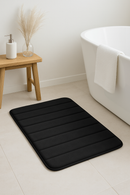 tapis de bain mousse mémoire absorbant antidérapant rayé