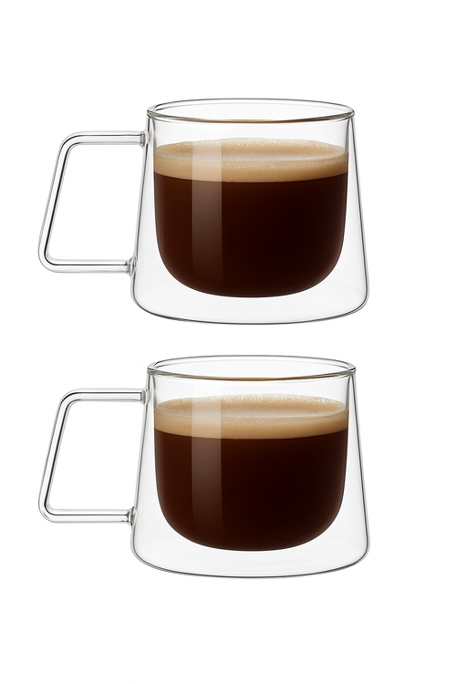 tasse expresso verre double paroi 200ml résistante chaleur