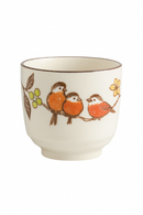 Tasse sake ceramique yunomi japonaise peinte main