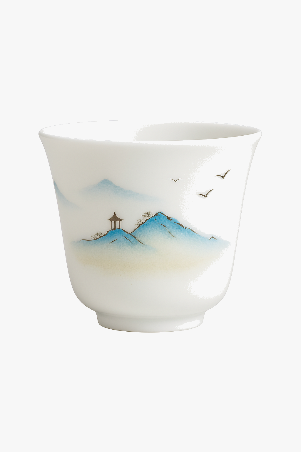 Tasse à thé céramique peinte main style chinois
