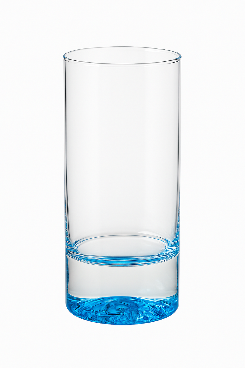 Tasse verre style japonais motif mont fuji
