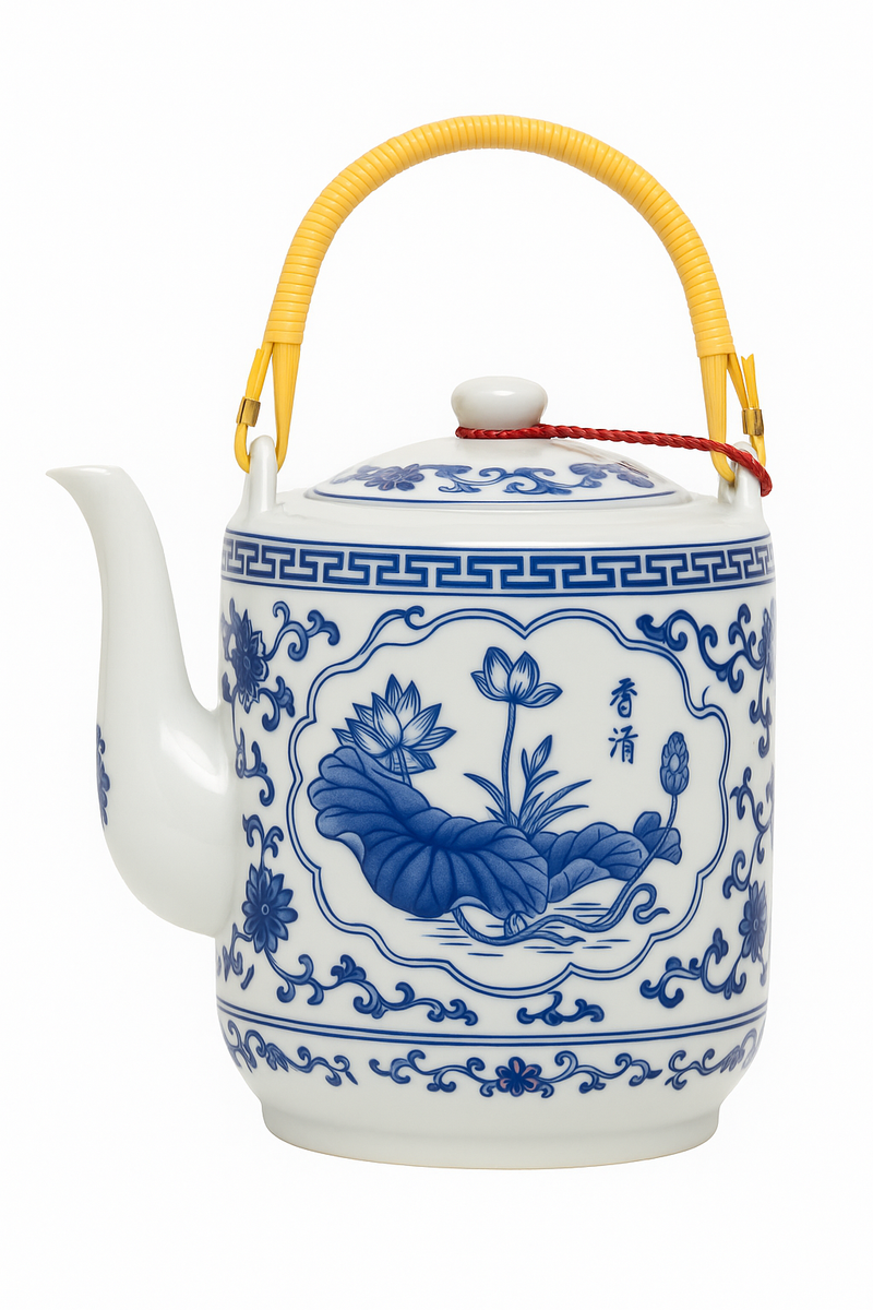 Théière céramique jingdezhen grande capacité style chinois traditionnel