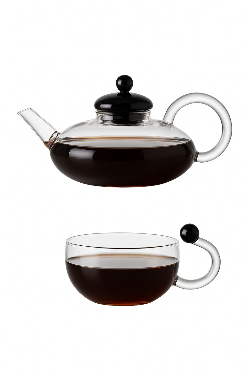 theiere en verre resistante chaleur avec filtre 450ml