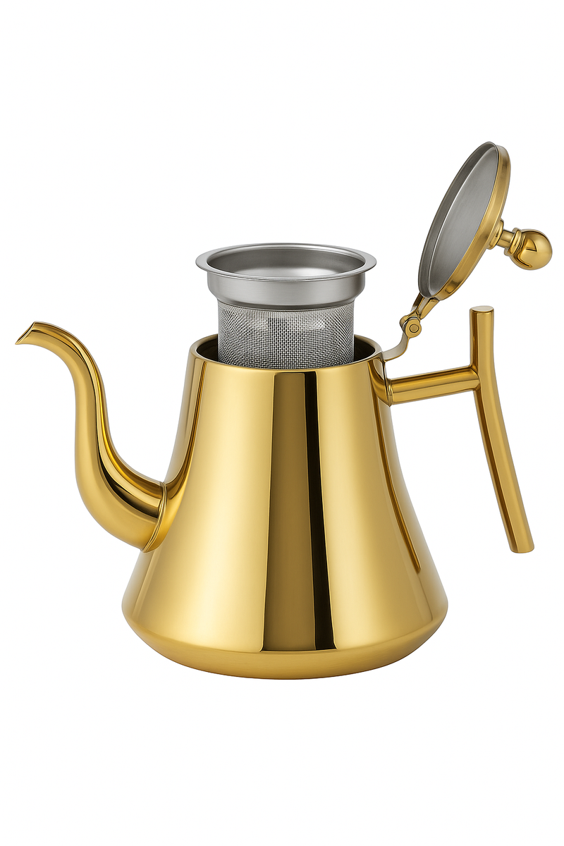 Théière inox avec infuseur filtre 1l 15l 2l