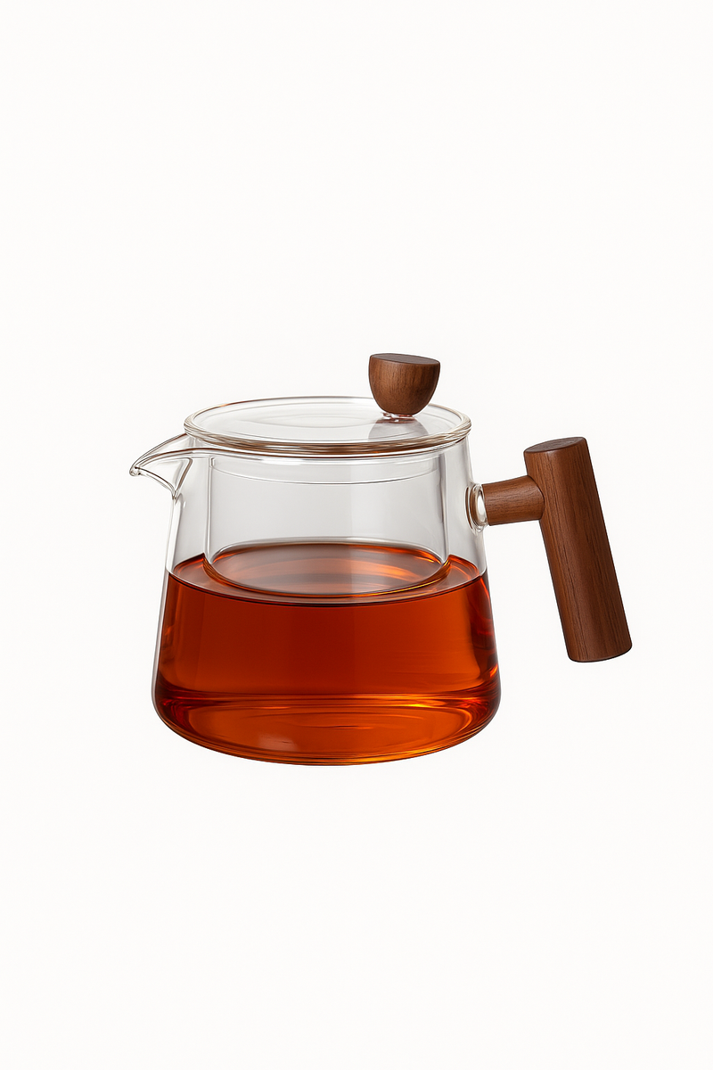 Théière japonaise en verre résistant gaiwan pu erh