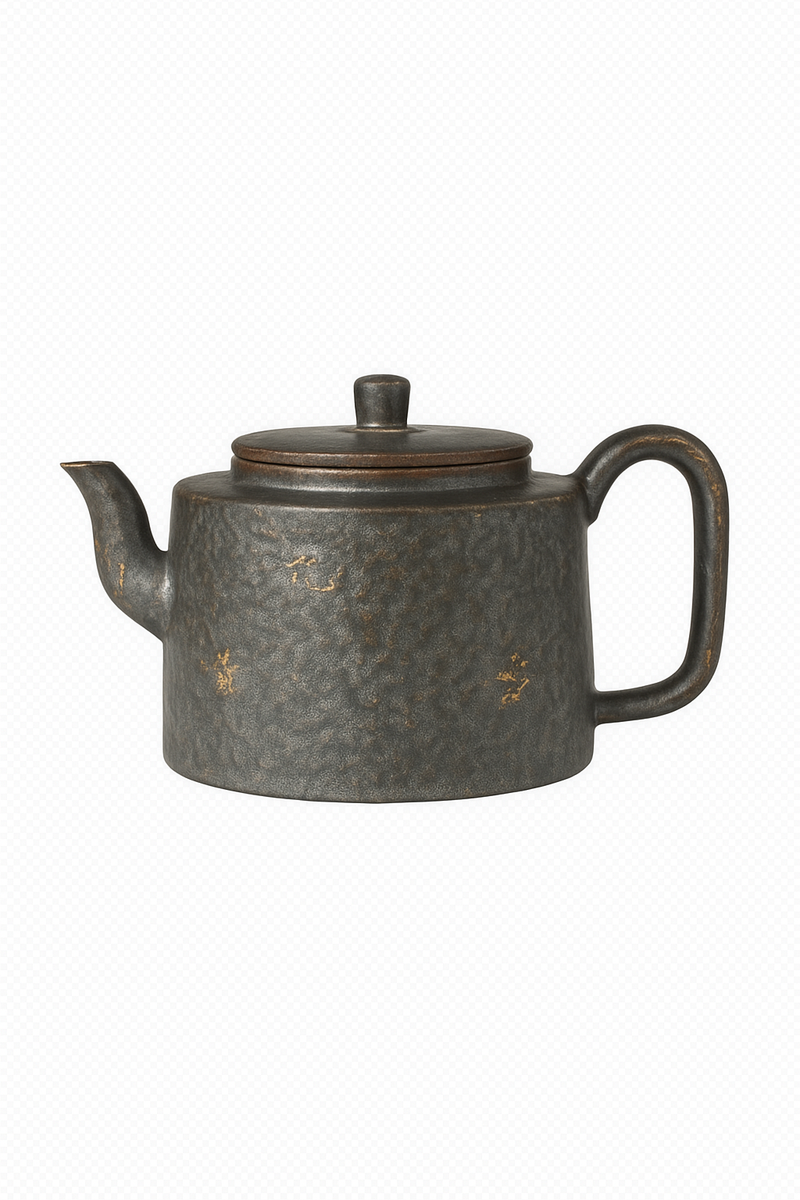 Theiere japonaise retro doree avec infuseur 150ml