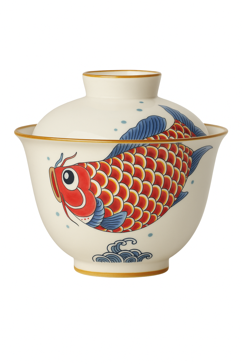 théière kung fu céramique arowana rétro tasse individuelle