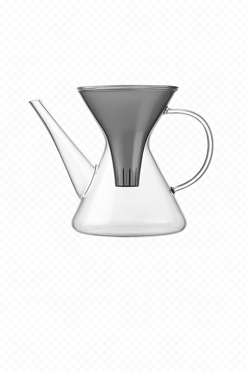 Théière kung fu verre infusion rapide avec filtre