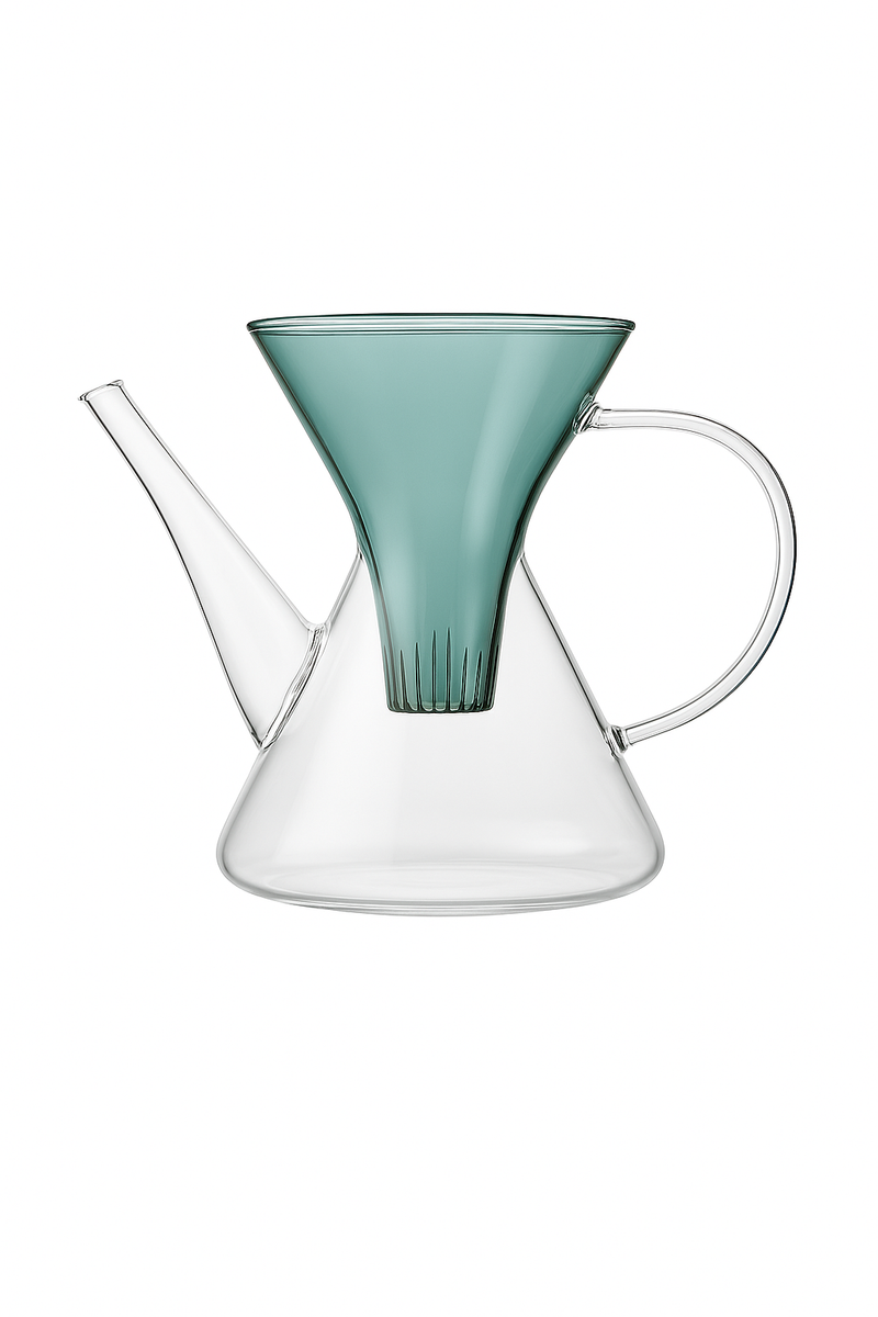 Theiere kung fu verre infusion rapide avec filtre