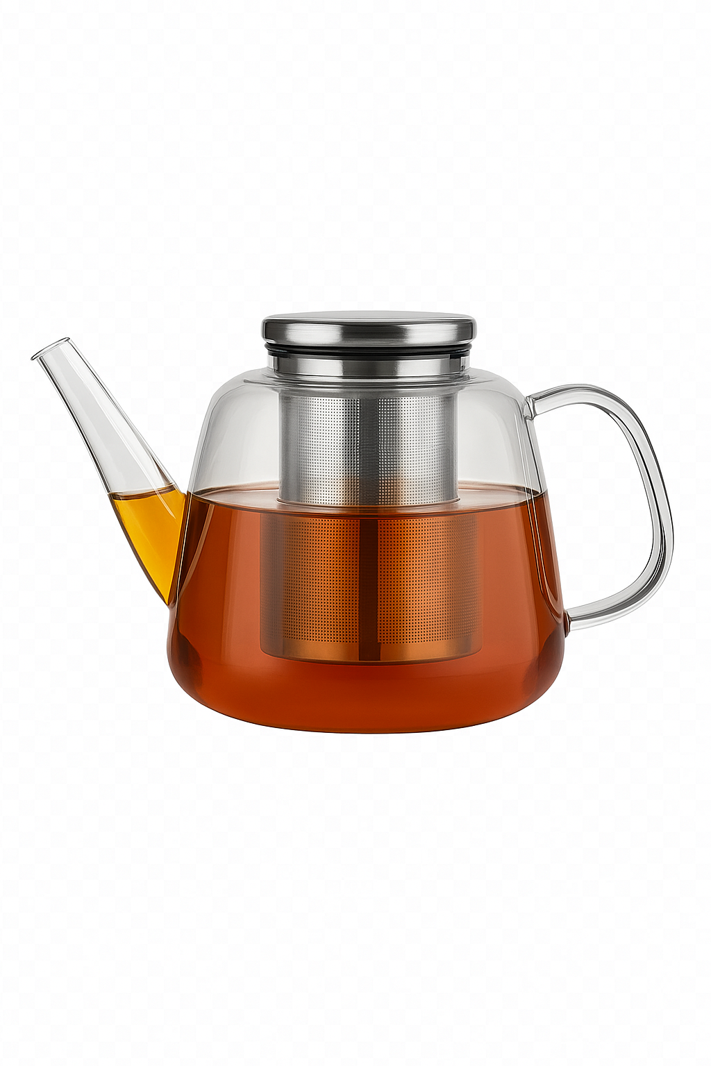 Théière verre borosilicate 15l infuseur inox amovible