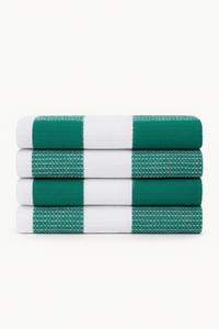 Torchon de cuisine gaufré à carreaux absorbant doux
