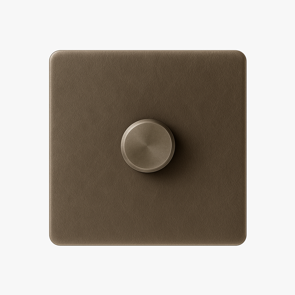 Variateur en acier gris vieilli bords arrondis