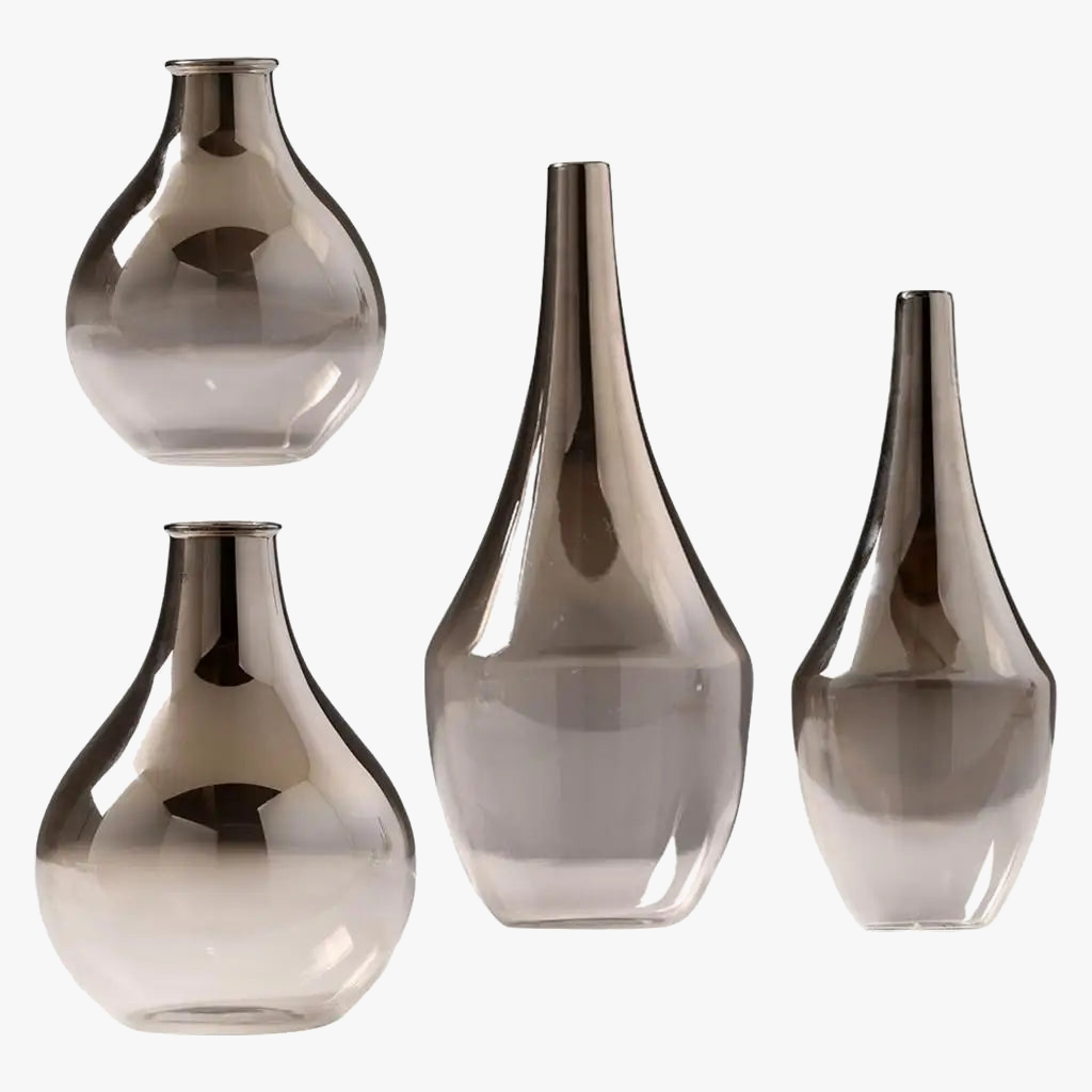 vase en verre dégradé pour fleurs et cadeaux