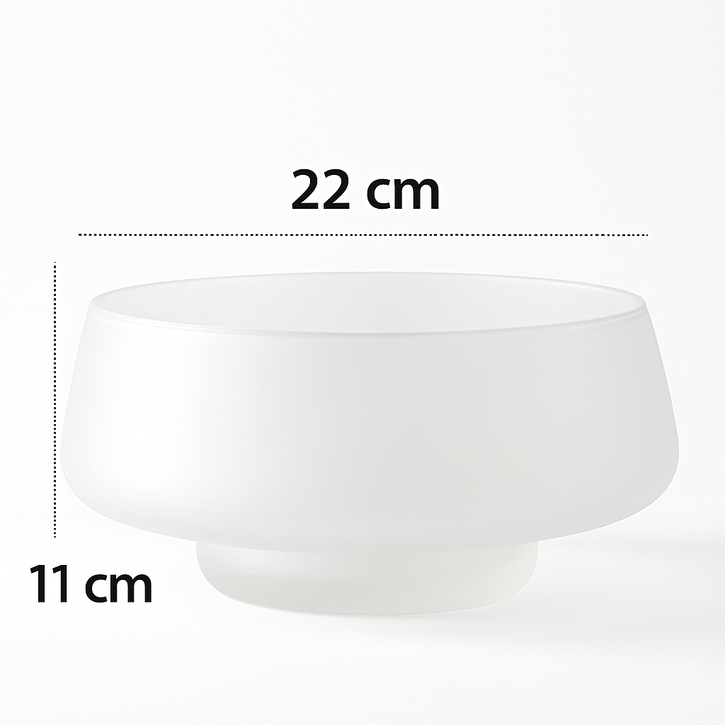 vase en verre dépoli nordique pour fleurs et décoration