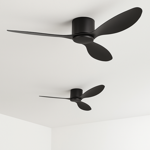ventilateur de plafond moderne led sans lumière 6 vitesses avec télécommande