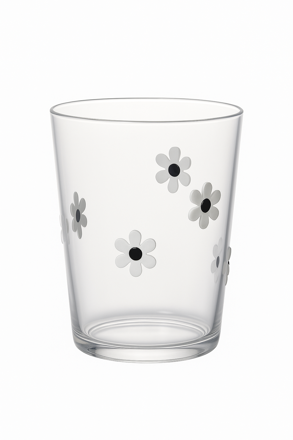 Verre à boire strié résistant chaleur style moderne