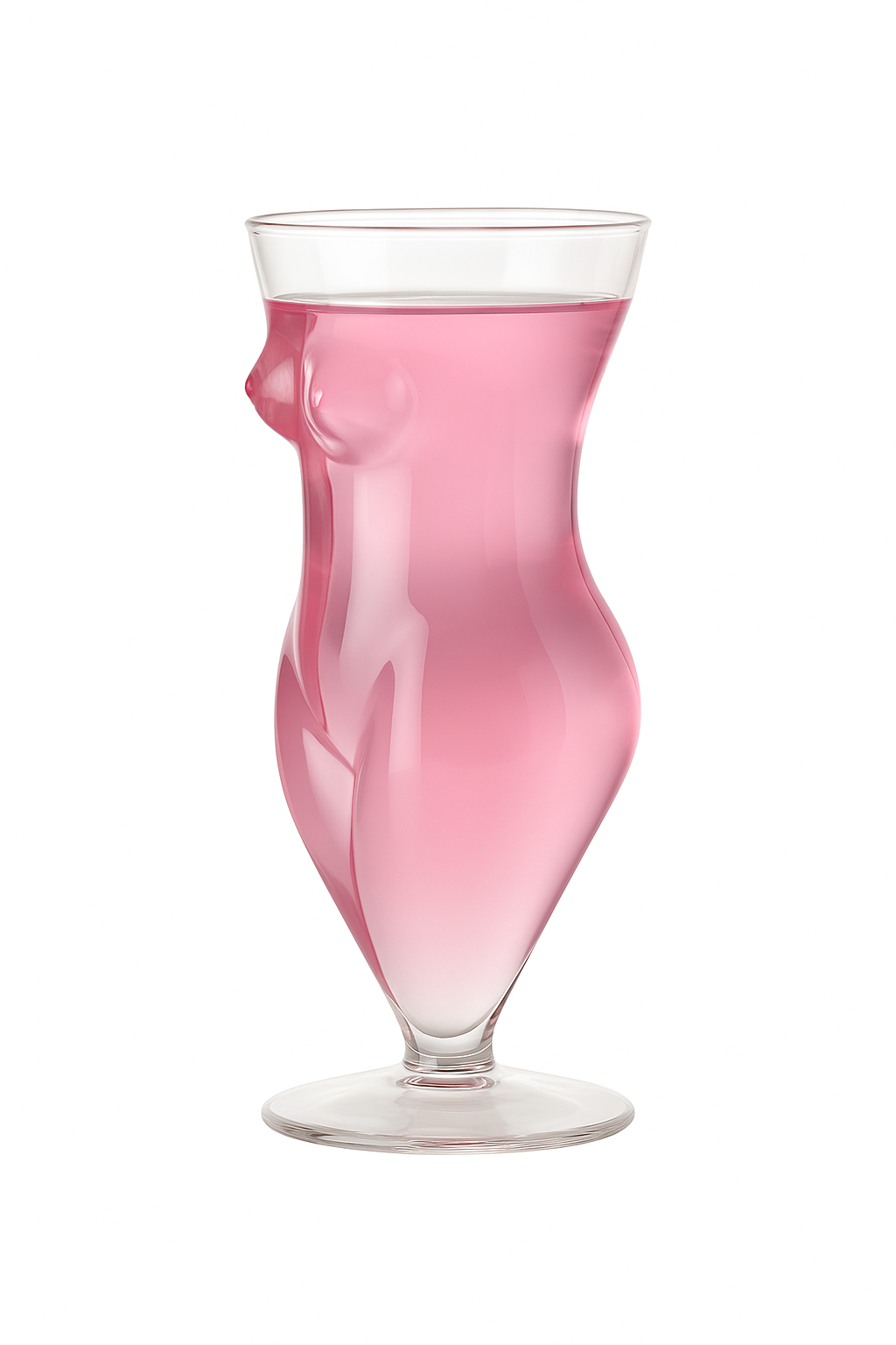 Verre à cocktail forme humaine design amusant - vue 2 sur 2