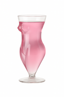 Verre à cocktail forme humaine design amusant
