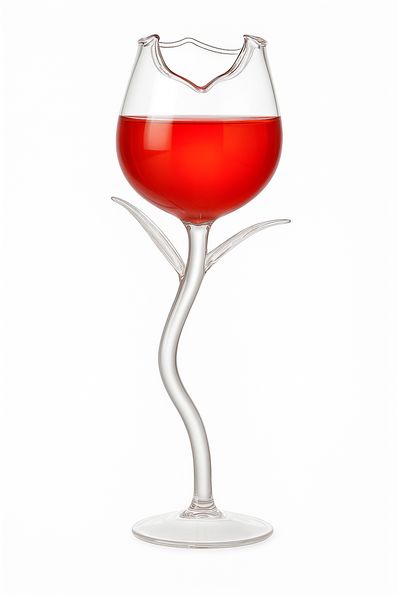 Verre à cocktail original avec figurine animal décorative