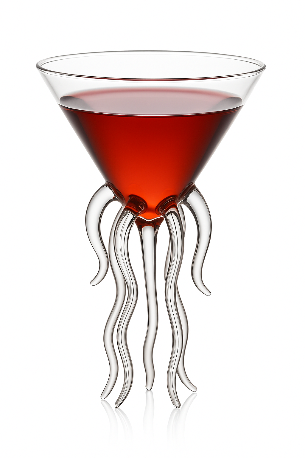 Verre à cocktail original décor animaux fantaisie soirée