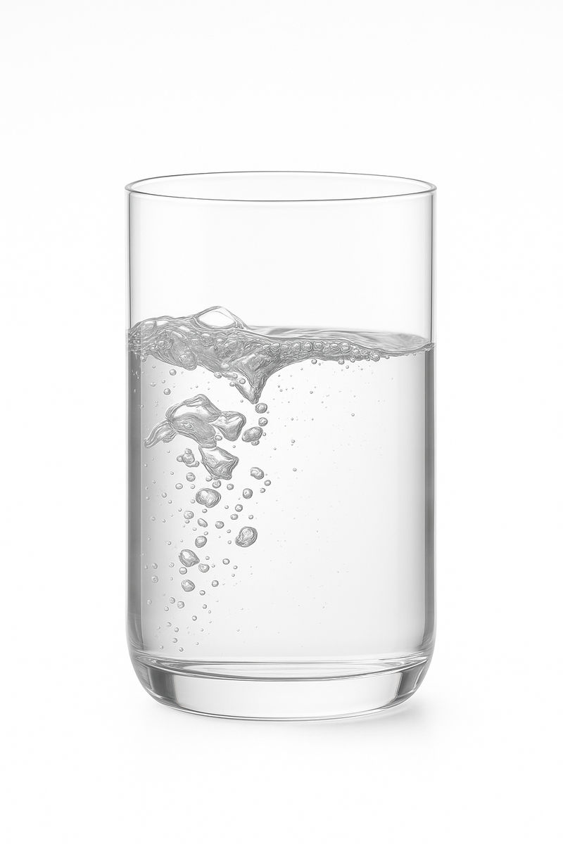 Verre à eau borosilicate style cristal 300 ml