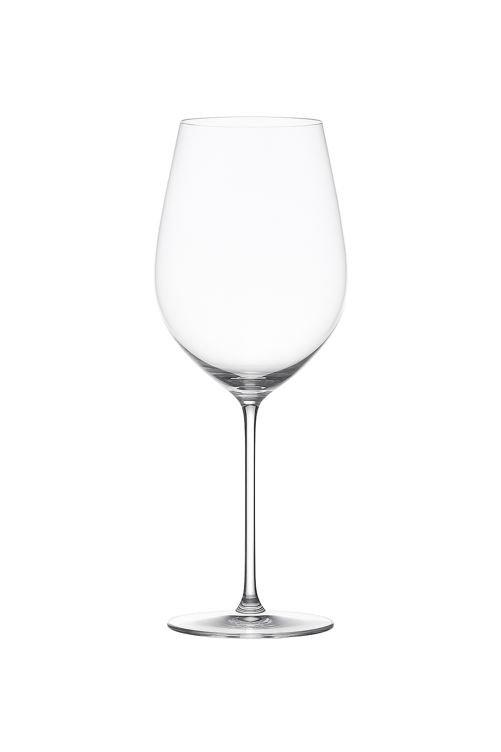 Verre a vin bourgogne cristal ultra fin facettes - vue 2 sur 2