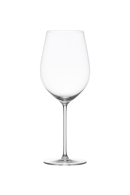 Verre a vin bourgogne cristal ultra fin facettes