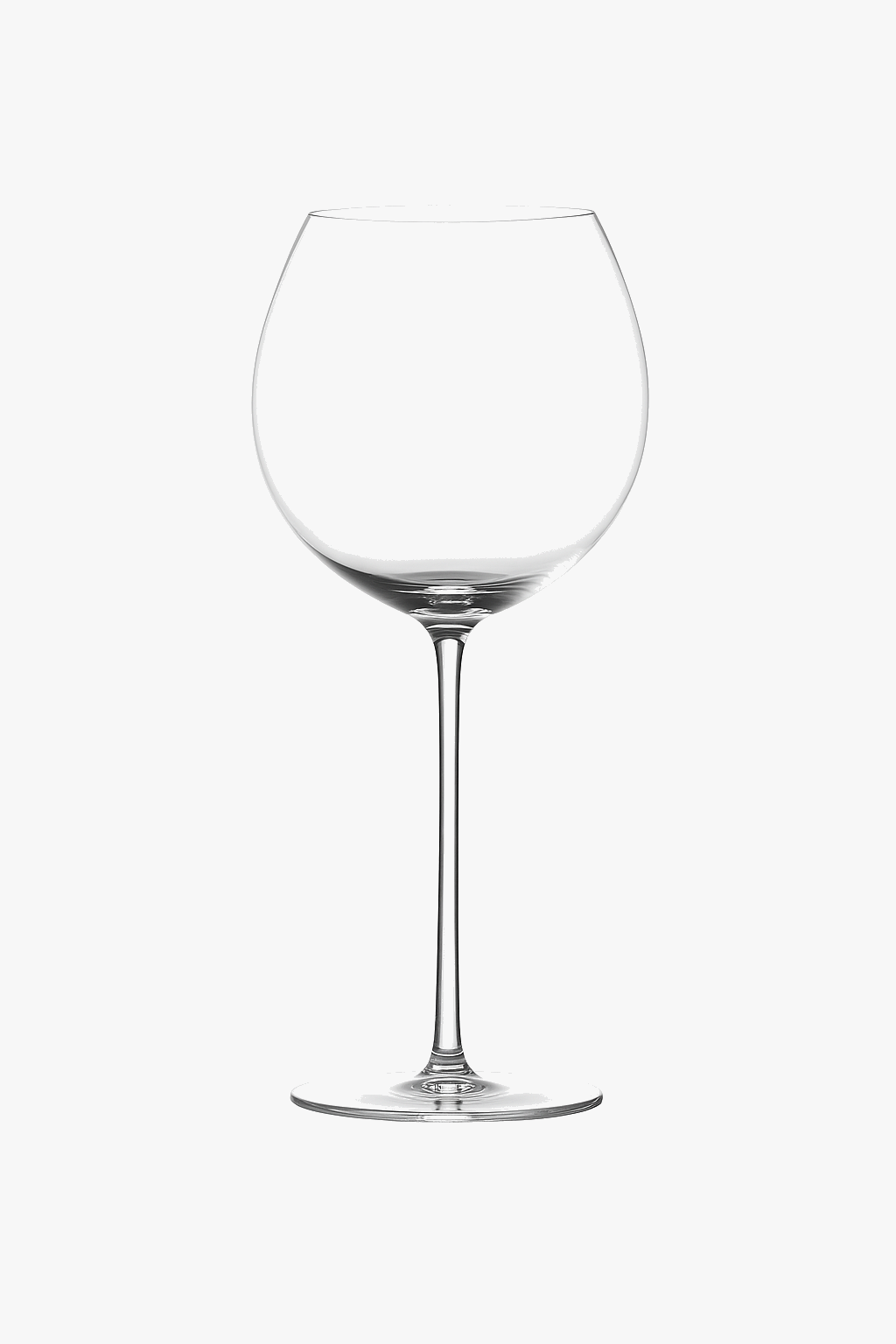 Verre a vin cristal extra fin bord bombe