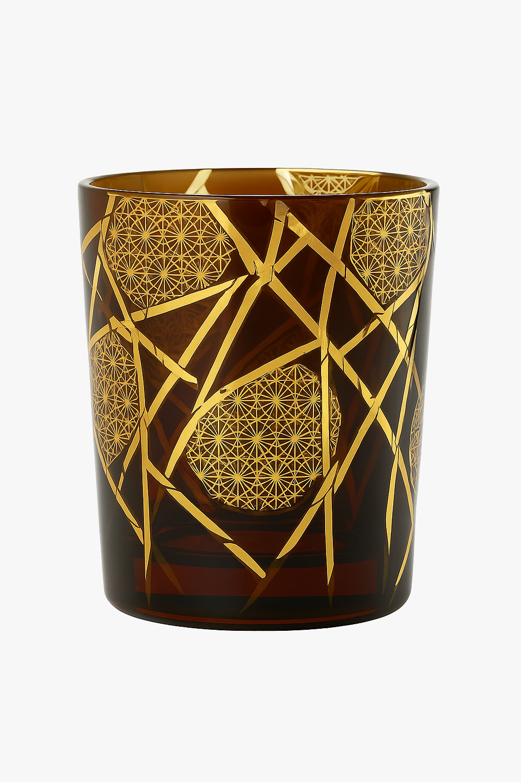 verre a whisky edo kiriko grave motifs japonais