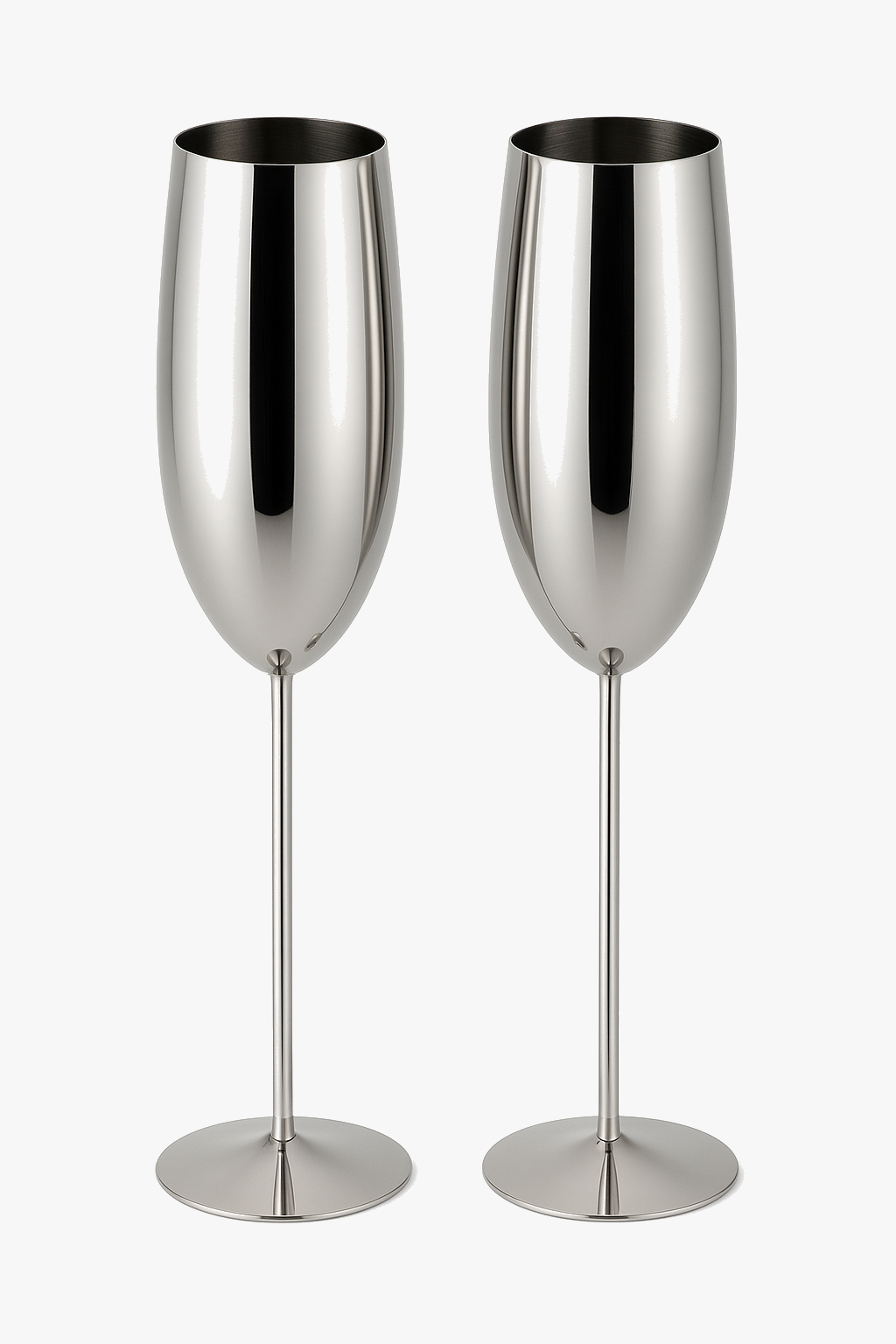 Verre champagne acier inoxydable texture coupe cocktail fete