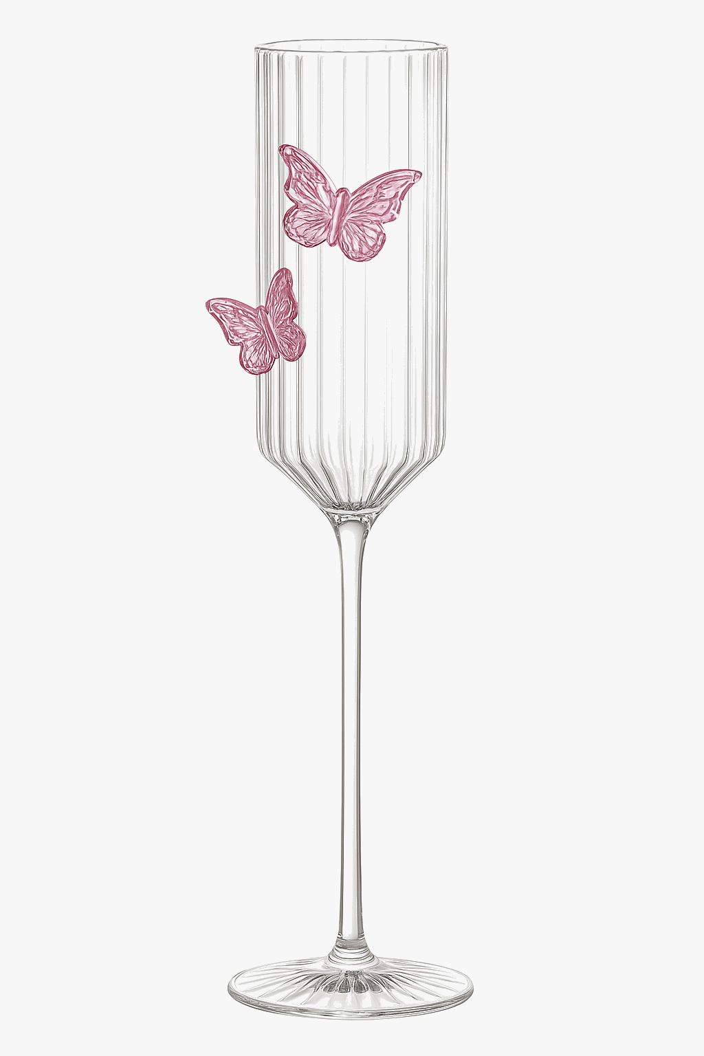 Verre champagne cocktail papillon style haut de gamme