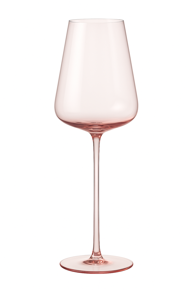 Verre champagne col incliné style vintage cristal