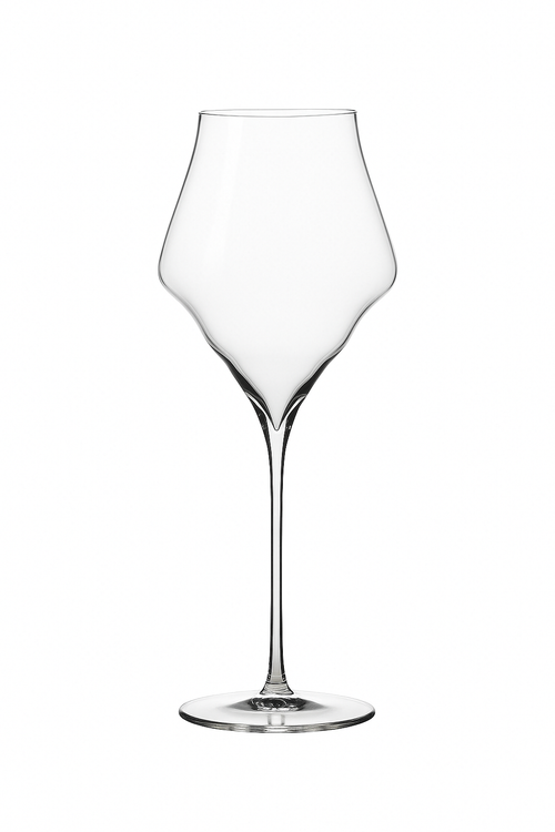 Verre champagne cristal style josephinen souffle main