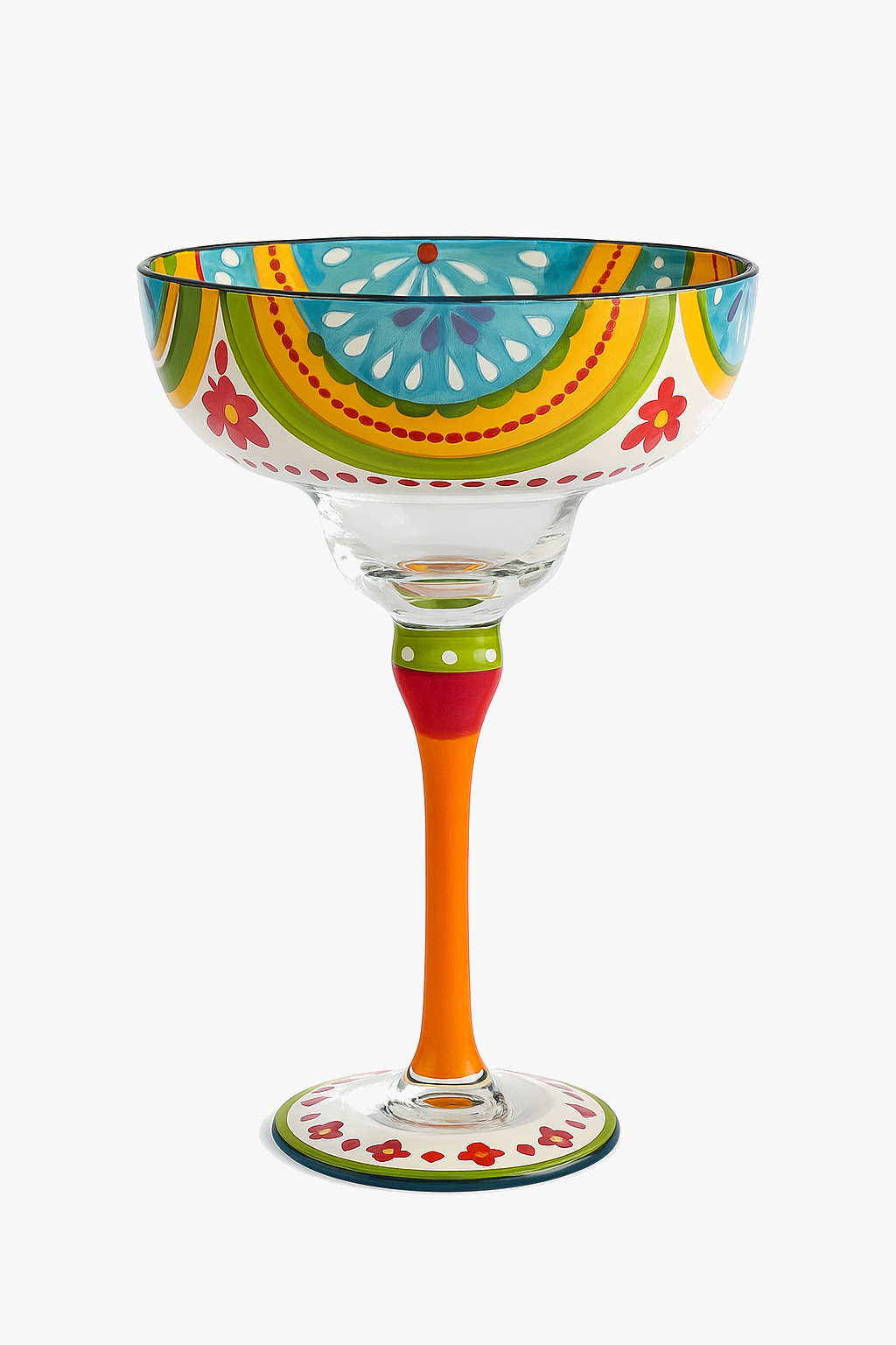 Verre cocktail artisanal design ondulé pour bar fêtes