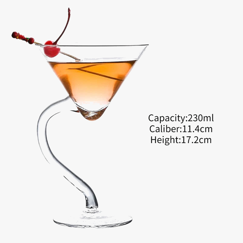 Verre cocktail créatif polyvalent pour bar fête mariage