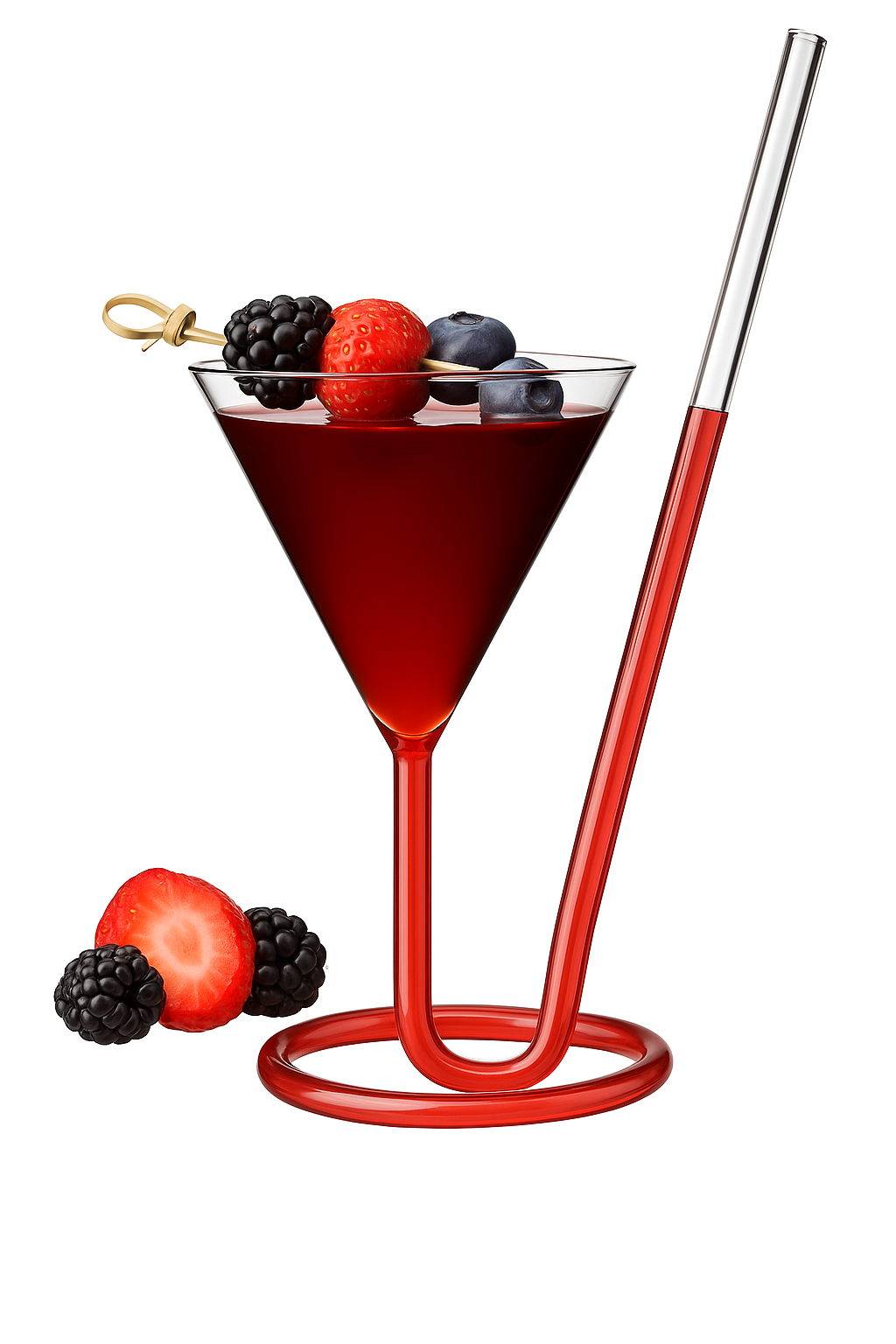 Verre cocktail créatif animaux décoratifs original soirée