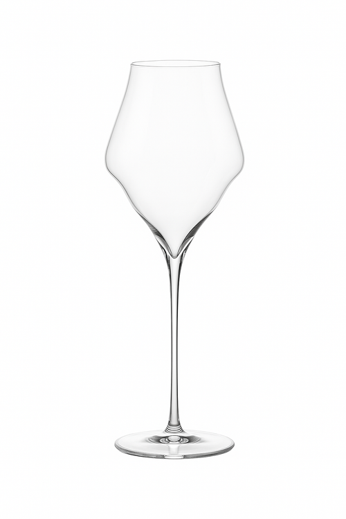 Verre flute champagne cristal artisanal leger elegant