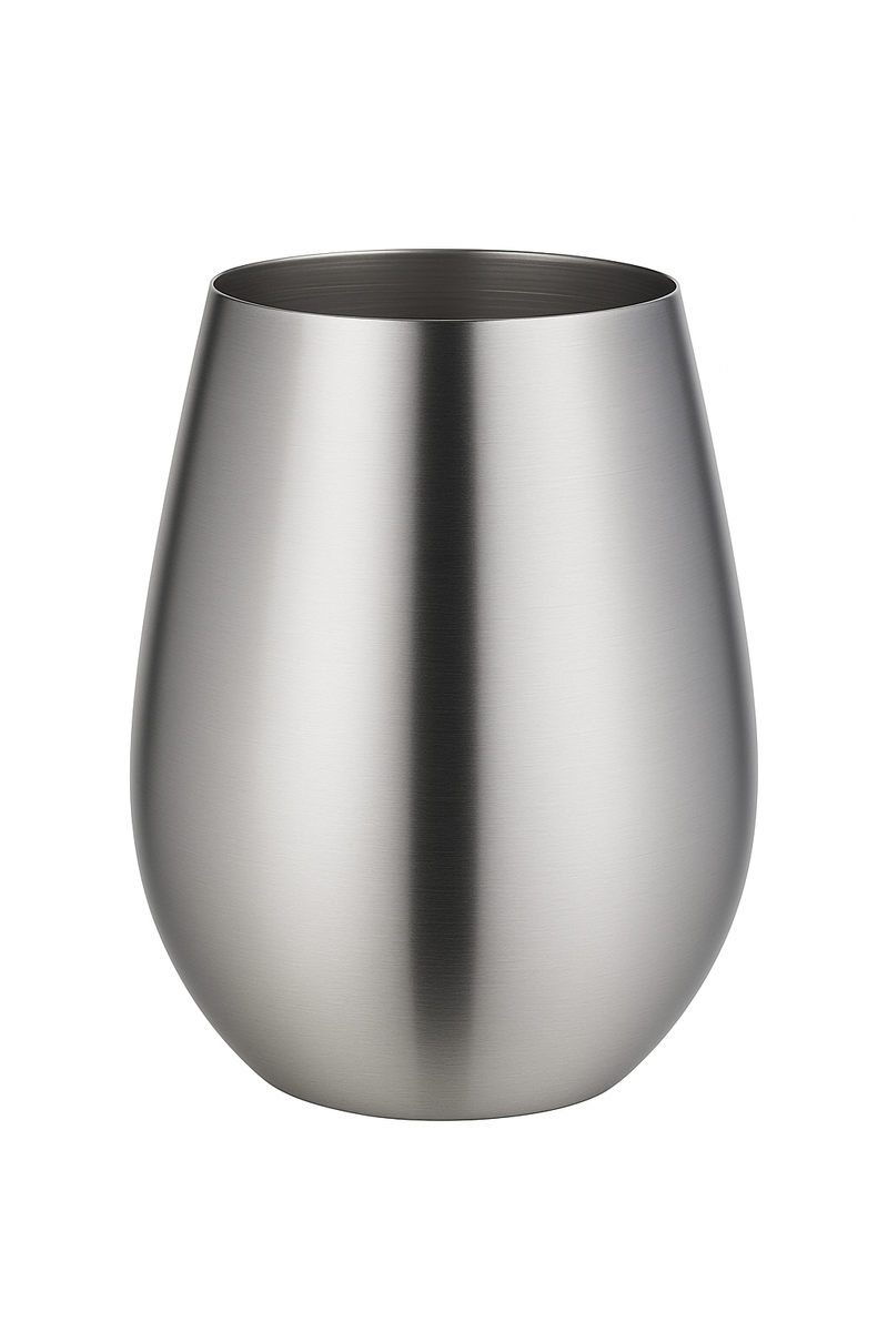 Verre inox 500ml revetement titane style moderne cuisine