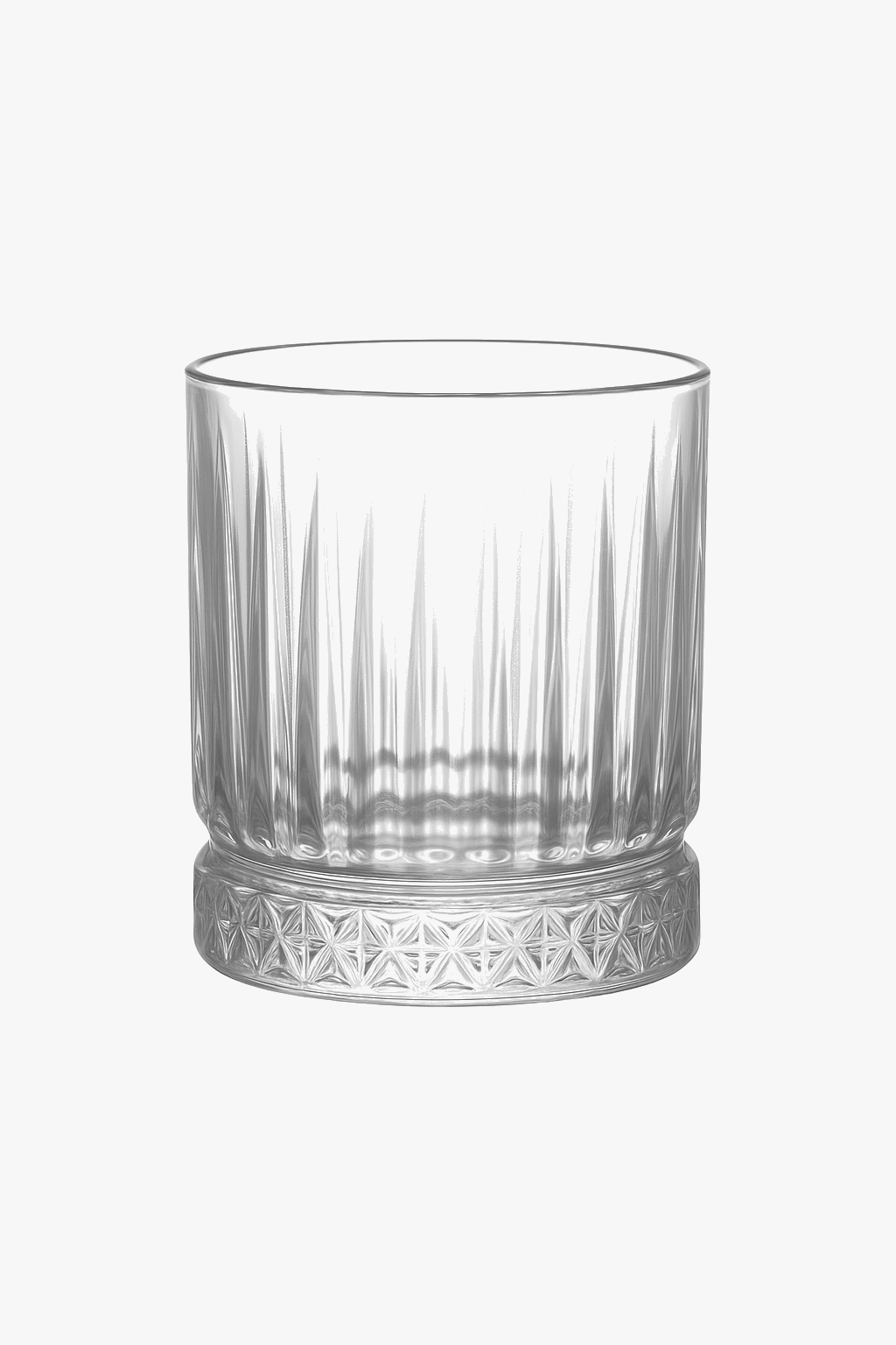 Verre strié vertical verre à vin bière eau