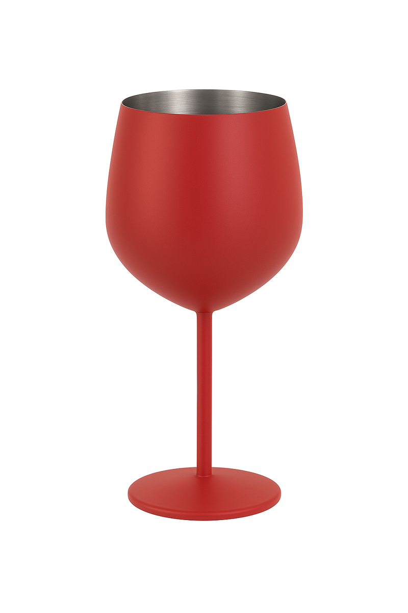 Verre vin inox incassable style europeen 500 ml