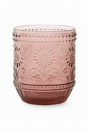 Verre vintage sans pied strié résistant chaleur cuisine