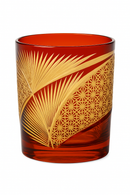 verre whisky edo kiriko artisanal motifs gravés