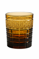 verre whisky japonais edo kiriko gravé motif géométrique